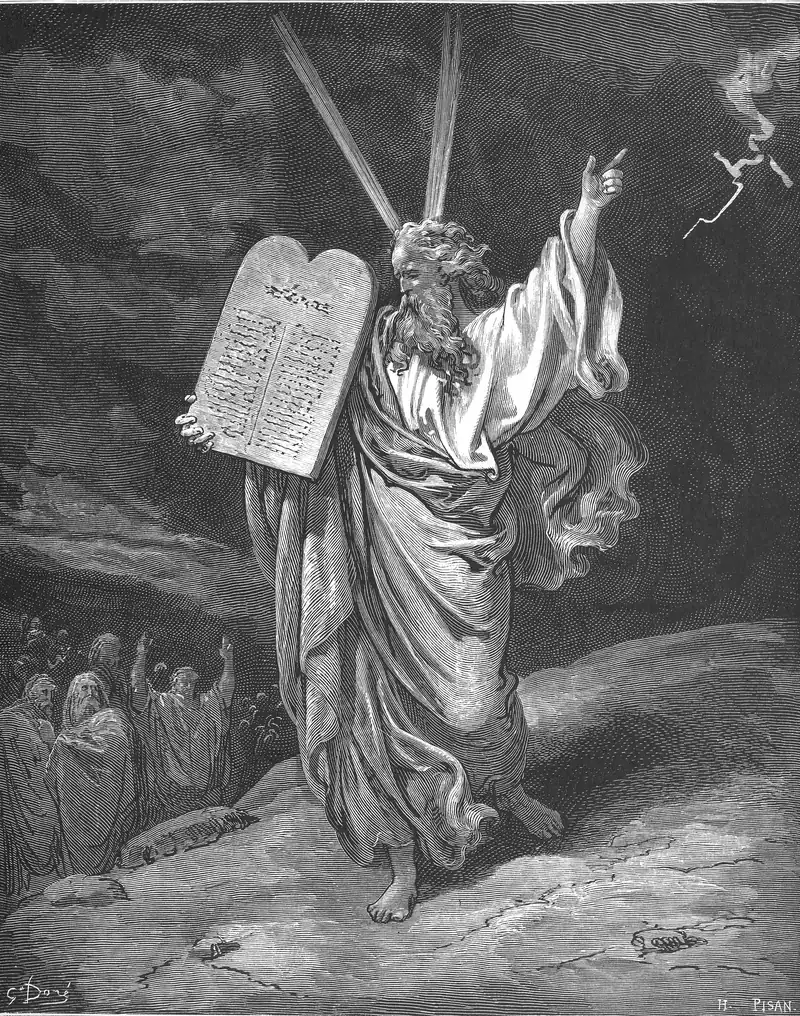 Gustave Doré, Moses Comes Down from Mount Sinai