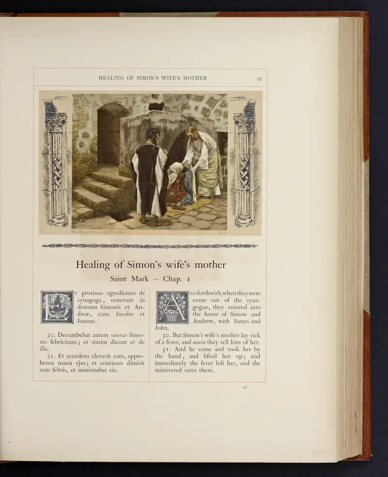 J. Tissot, "Healing of Simon's wife's mother", 1897, p. 97 (folha 0136)