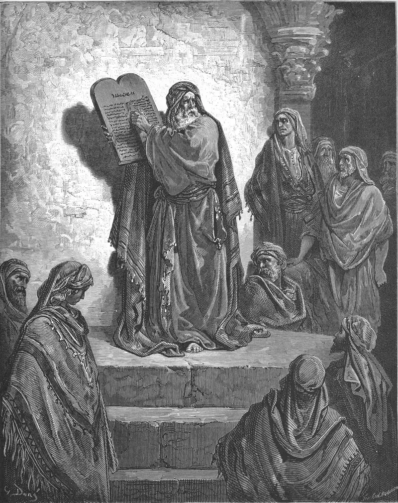 Gustave Doré, Ezra Reads the Law to the People
