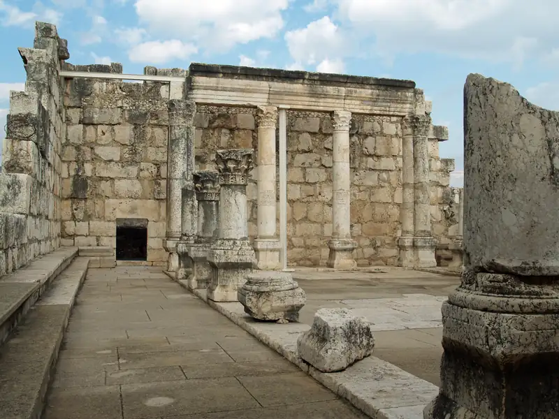 "Capernaum synagogue by David Shankbone", dez. 2007