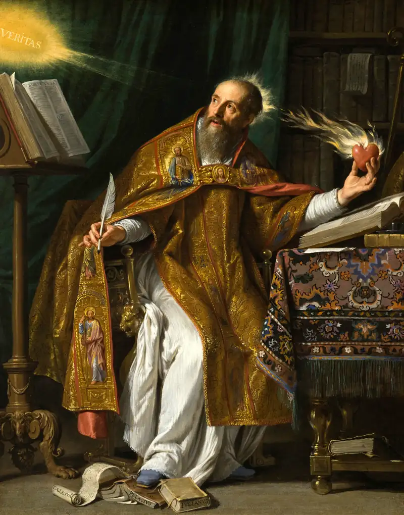 Philippe de Champaigne, "Saint Augustine", c. 1645-1650